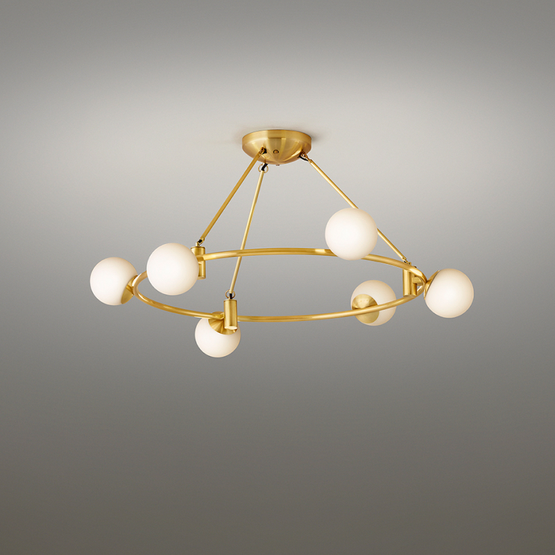 キシマライティング製　6灯シャンデリア キシマライティング製 6灯シャンデリア キシマライティング製 6