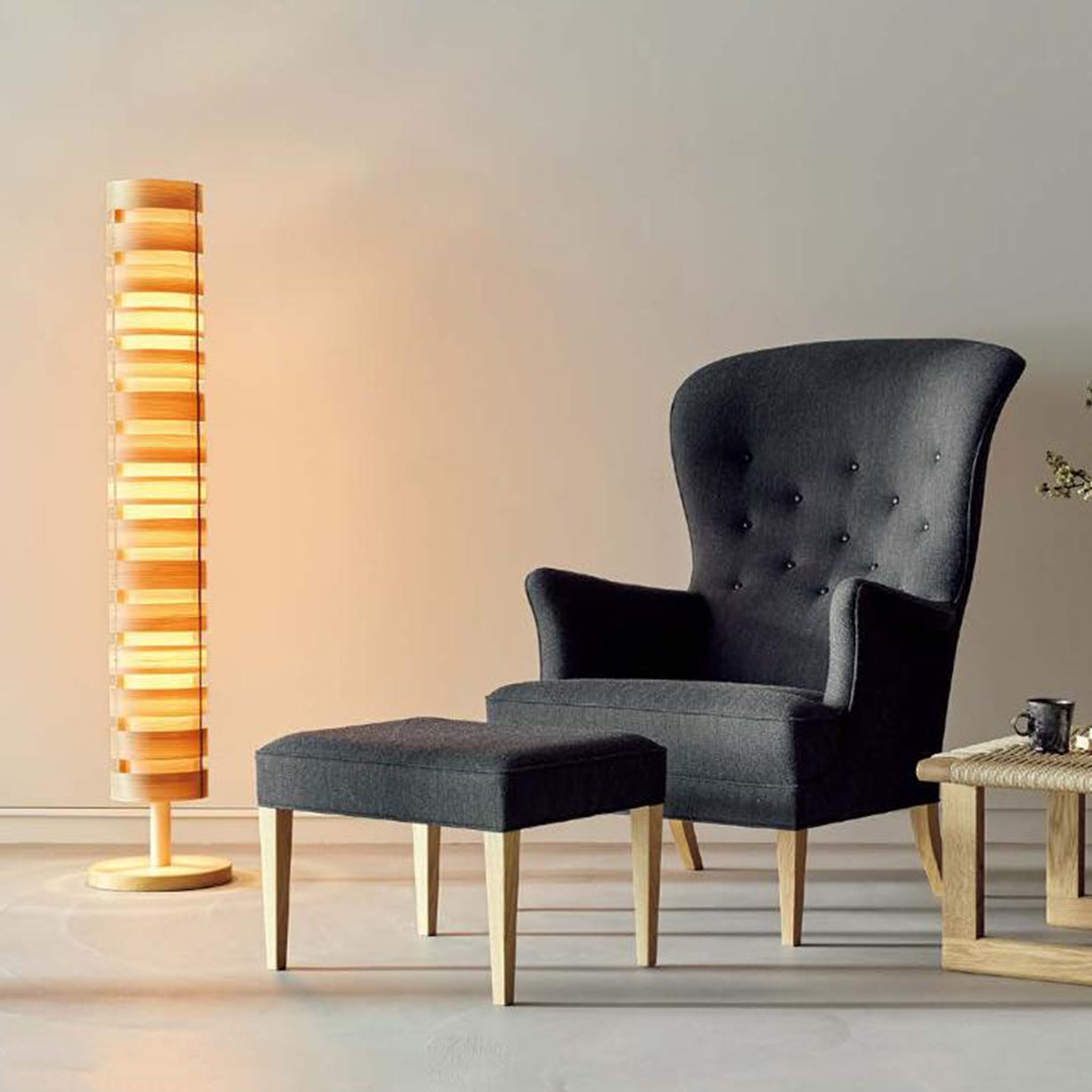 JAKOBSSON LAMP フロアライト パイン Φ270mm - YAMAGIWA OnlineStore