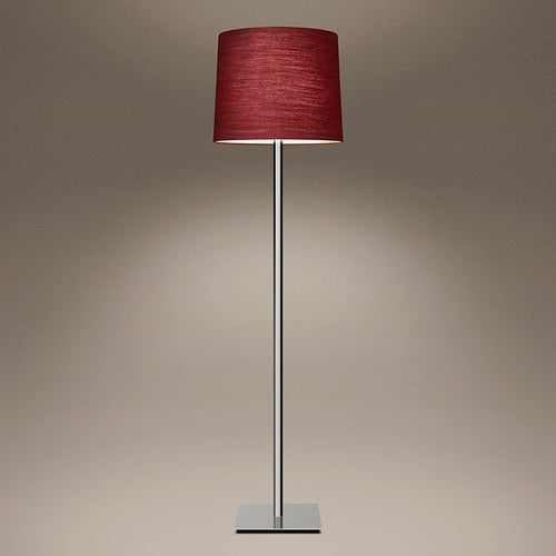 【廃番】YAMAGIWA（ヤマギワ）フロア照明 LEGGERO×kvadrat（レジェーロ）円柱シェード レッド