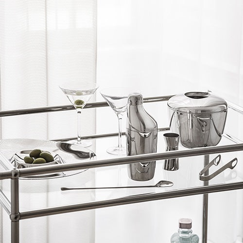 SKYset - shaker, stirring spoon, jigger シルバー - YAMAGIWA