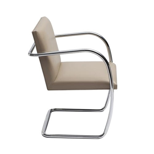 Mies.v.d.Rohe Collection Brno Chair クローム/エボニー W550mm