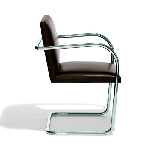 Mies.v.d.Rohe Collection Brno Chair クローム/ホワイトレザー W550mm