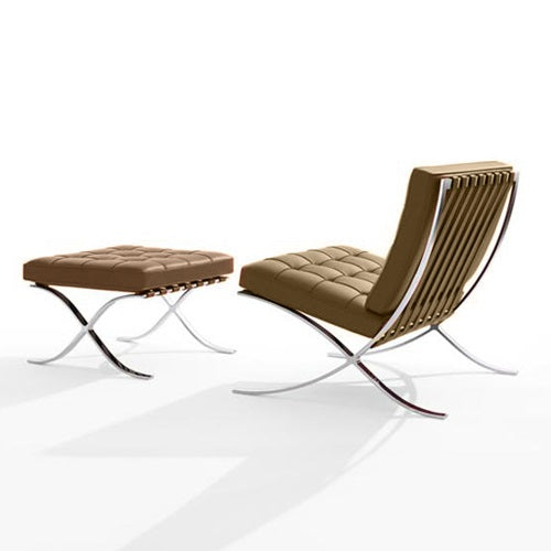 Mies.v.d.Rohe Collection Barcelona Chair アイボリー W750mm