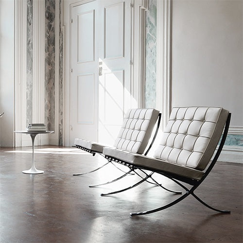 Mies.v.d.Rohe Collection Barcelona Chair アイボリー W750mm