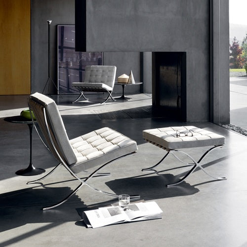 Mies.v.d.Rohe Collection Barcelona Chair アイボリー W750mm