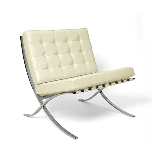 Mies.v.d.Rohe Collection Barcelona Chair アイボリー W750mm