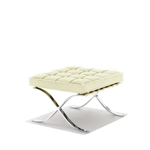 Mies.v.d.Rohe Collection Barcelona Chair アイボリー W590mm