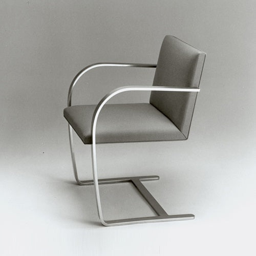 Mies.v.d.Rohe Collection Brno Chair クローム/エボニー W580mm