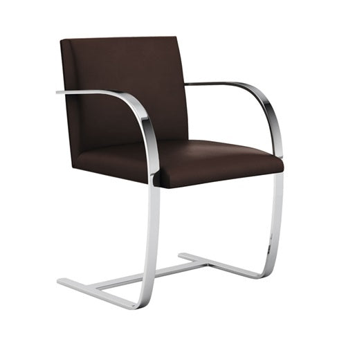 Mies.v.d.Rohe Collection Brno Chair クローム/エボニー W580mm