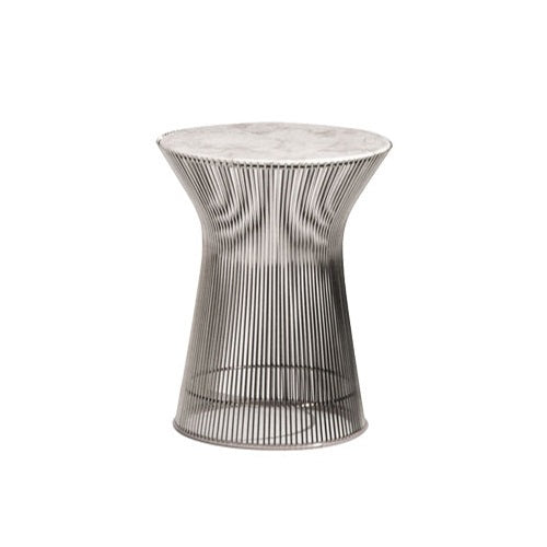 Platner Collection ハイテーブル クローム/アラベスカート Φ400mm