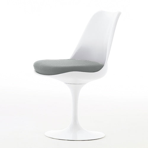 Saarinen Collection Tulip Chair ホワイト/スチール SH470mm