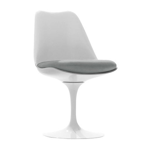 Saarinen Collection Tulip Chair ホワイト/スチール SH470mm