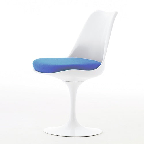 Saarinen Collection Tulip Chair ホワイト/ライトブルー SH470mm