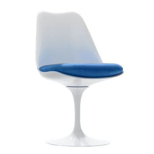 Saarinen Collection Tulip Chair ホワイト/ライトブルー SH470mm