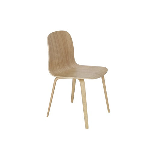 VISU CHAIR WOOD BASE オーク/ホワイト SH460mm