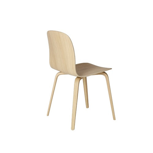 VISU CHAIR WOOD BASE オーク/ホワイト SH460mm