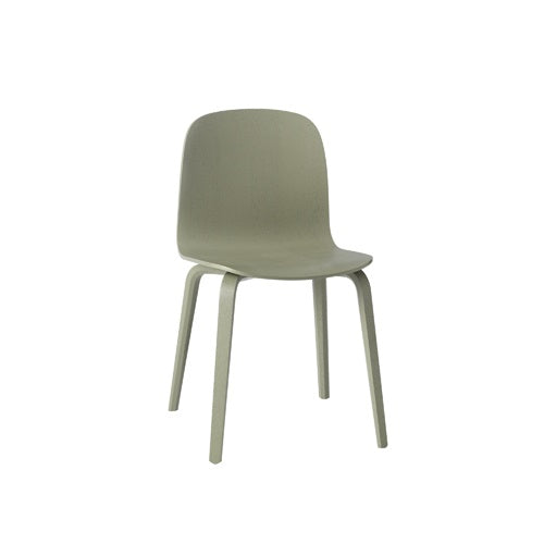 VISU CHAIR WOOD BASE ダスティグリーン SH460mm