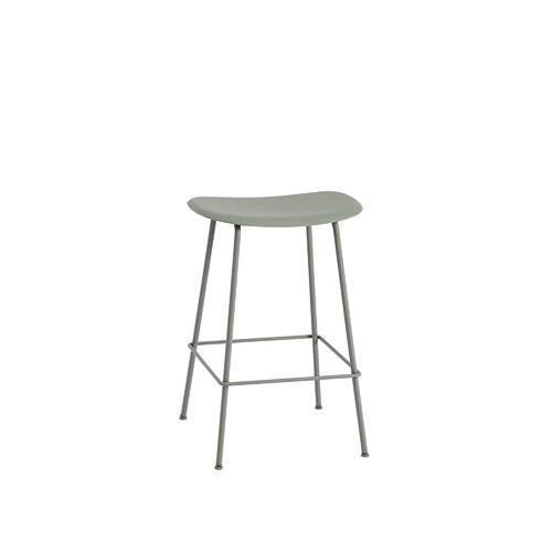 【廃番】MUUTO（ムート）FIBER BAR STOOL TUBE BASE 65CM ダスティーグリーン/ダスティーグリーン