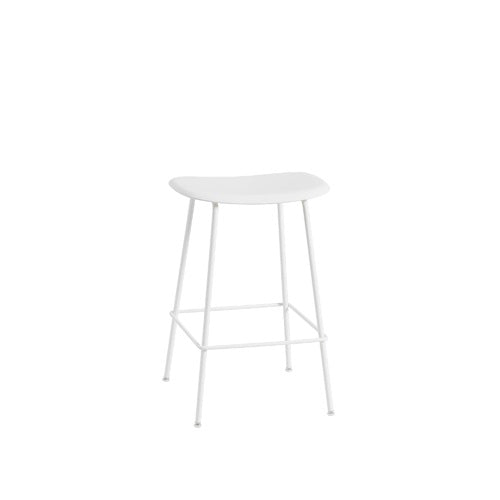 FIBER COUNTER STOOL TUBE BASE ナチュラルホワイト/ホワイト SH650mm