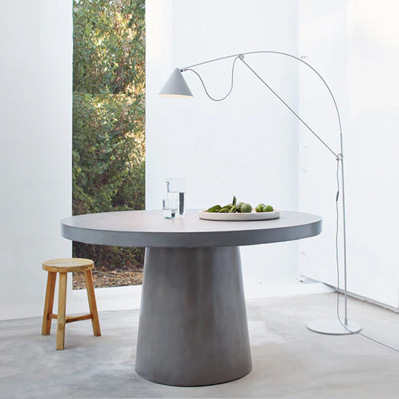 AYNO L FLOOR LAMP シルクグレー/グレー H1420～1660mm - YAMAGIWA