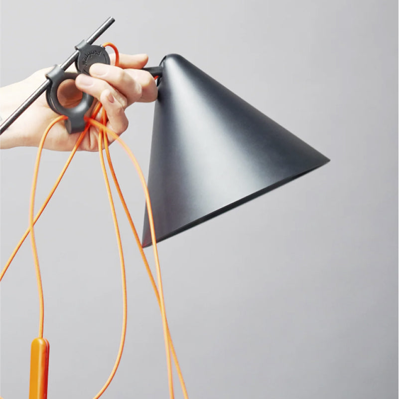 AYNO L FLOOR LAMP シルクグレー/グレー H1420～1660mm - YAMAGIWA