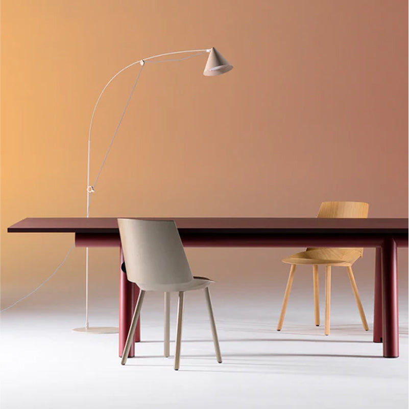 AYNO L FLOOR LAMP シルクグレー/グレー H1420～1660mm - YAMAGIWA