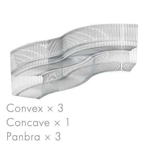 Pantonova Convex（凸型）  ブラックレッド W787mm