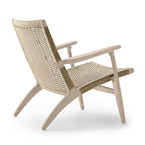 CH25 Lounge Chair オーク/オイル仕上/ナチュラルペーパーコード W710mm