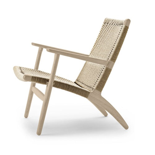 CH25 Lounge Chair オーク/オイル仕上/ナチュラルペーパーコード W710mm