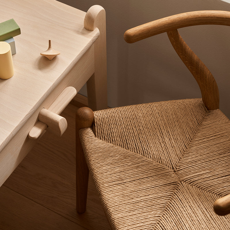 CH24 チルドレン・Yチェア オーク材/オイル仕上げ/ナチュラルペーパー