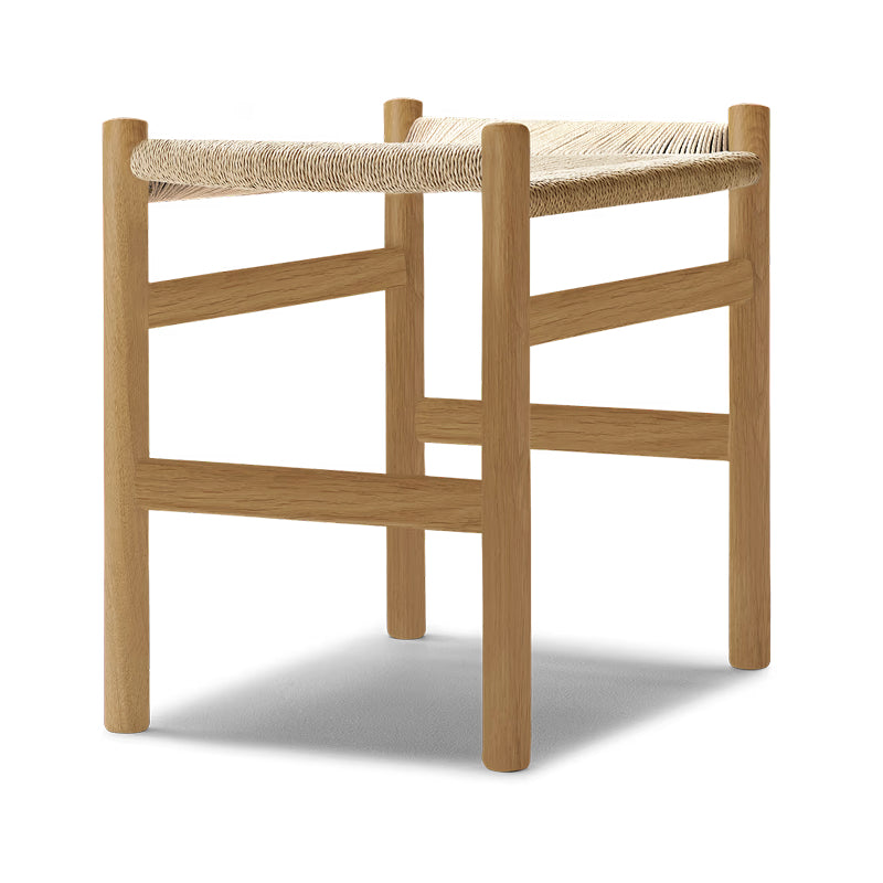 CH53 Footstool オーク材/オイル仕上げ/ナチュラルペーパーコード SH430mm