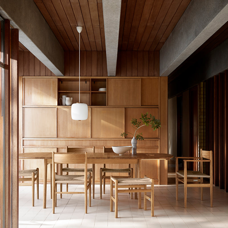 CH53 Footstool オーク材/オイル仕上げ/ナチュラルペーパーコード SH430mm