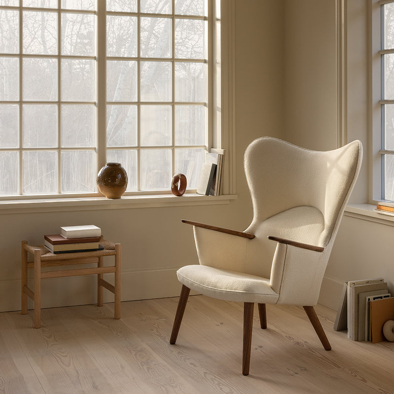 CH53 Footstool オーク材/オイル仕上げ/ナチュラルペーパーコード SH430mm