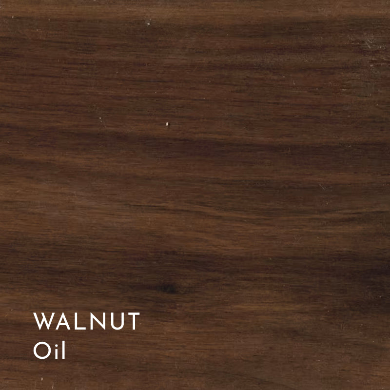 OW149F Colonial footstool ウォルナット材/オイル仕上げ/ブラックレザー Thor 301 H460mm