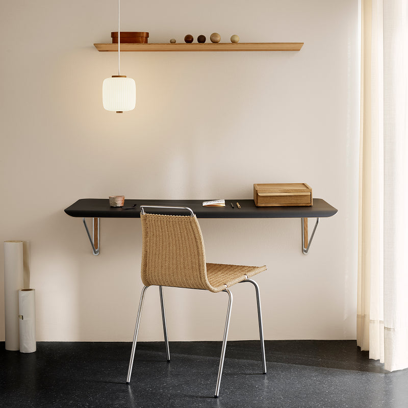 PK1 Chair ステンレススチール/ナチュラルペーパーコード SH470mm