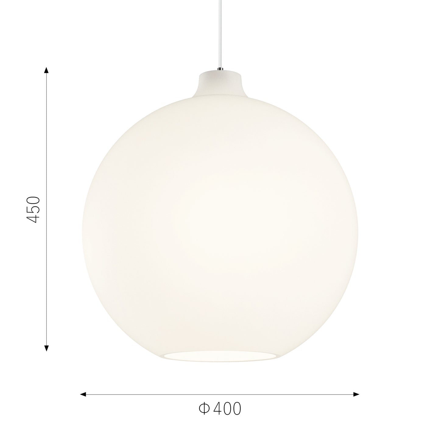 Louis Poulsen（ルイスポールセン）Wohlert ホワイト Φ400mm