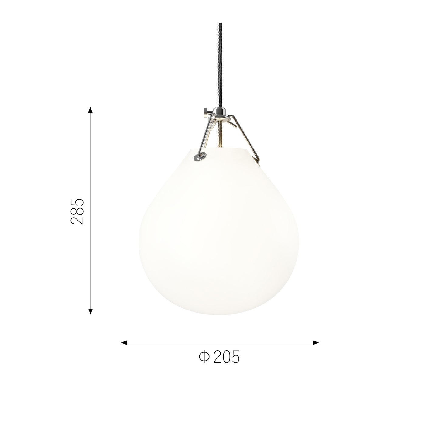 Louis Poulsen（ルイスポールセン）MOSER ホワイト Φ205mm