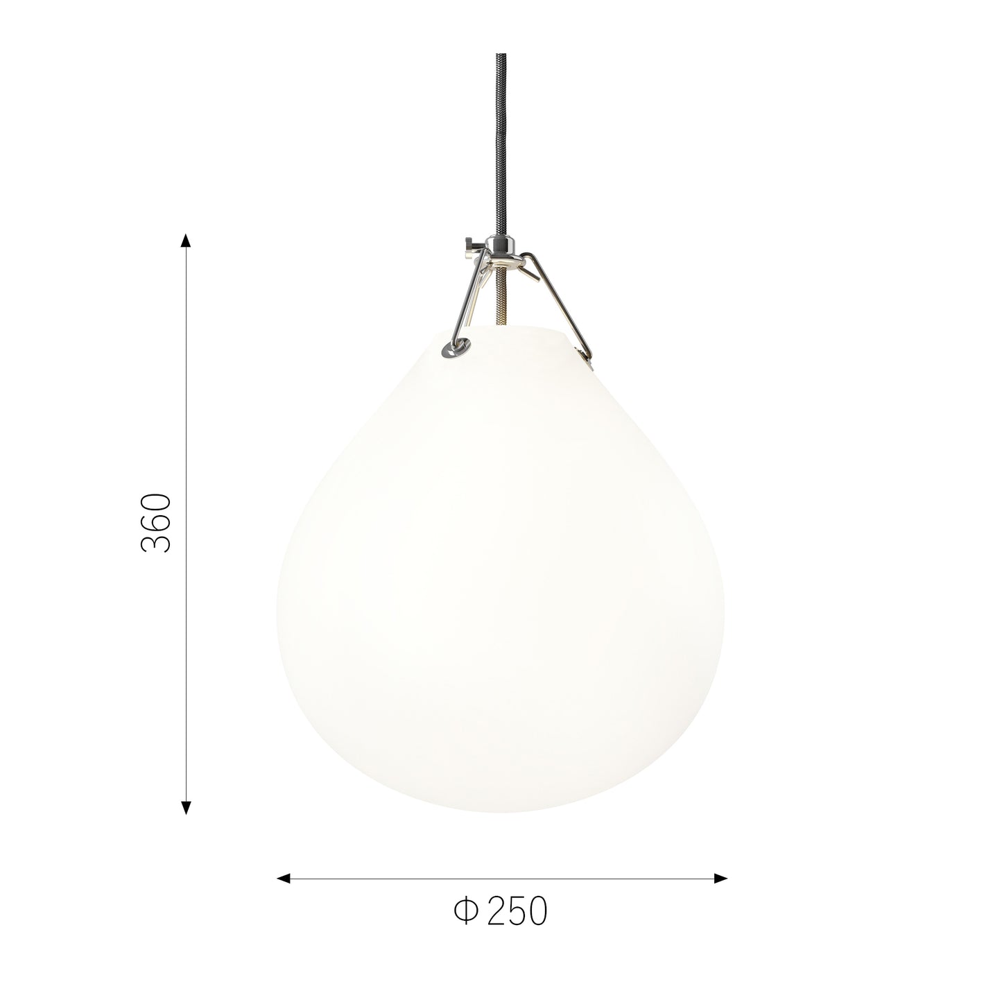 Louis Poulsen（ルイスポールセン）MOSER ホワイト Φ250mm