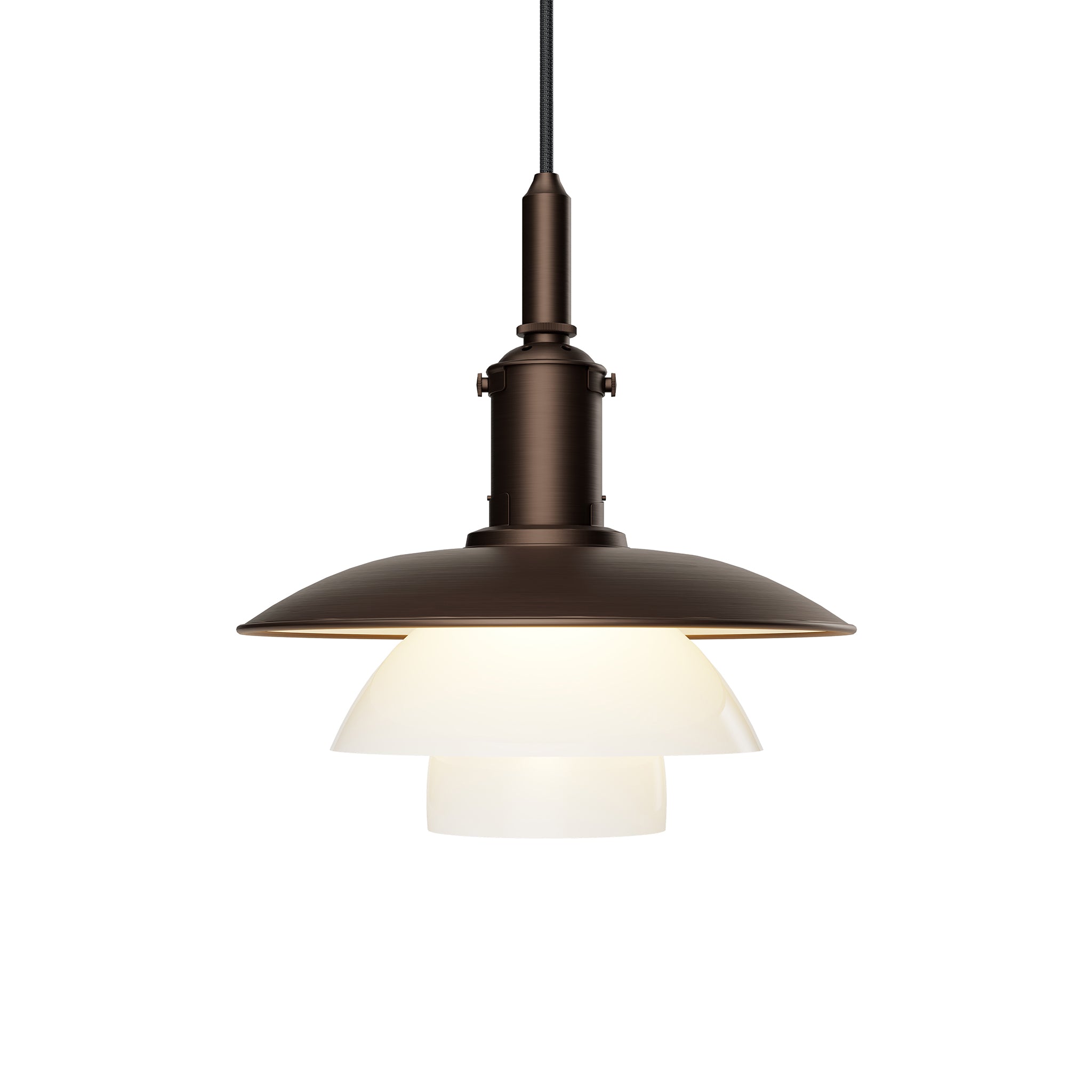 Louis Poulsen（ルイスポールセン）PH 3/3 Aged Brass Opal Pendant