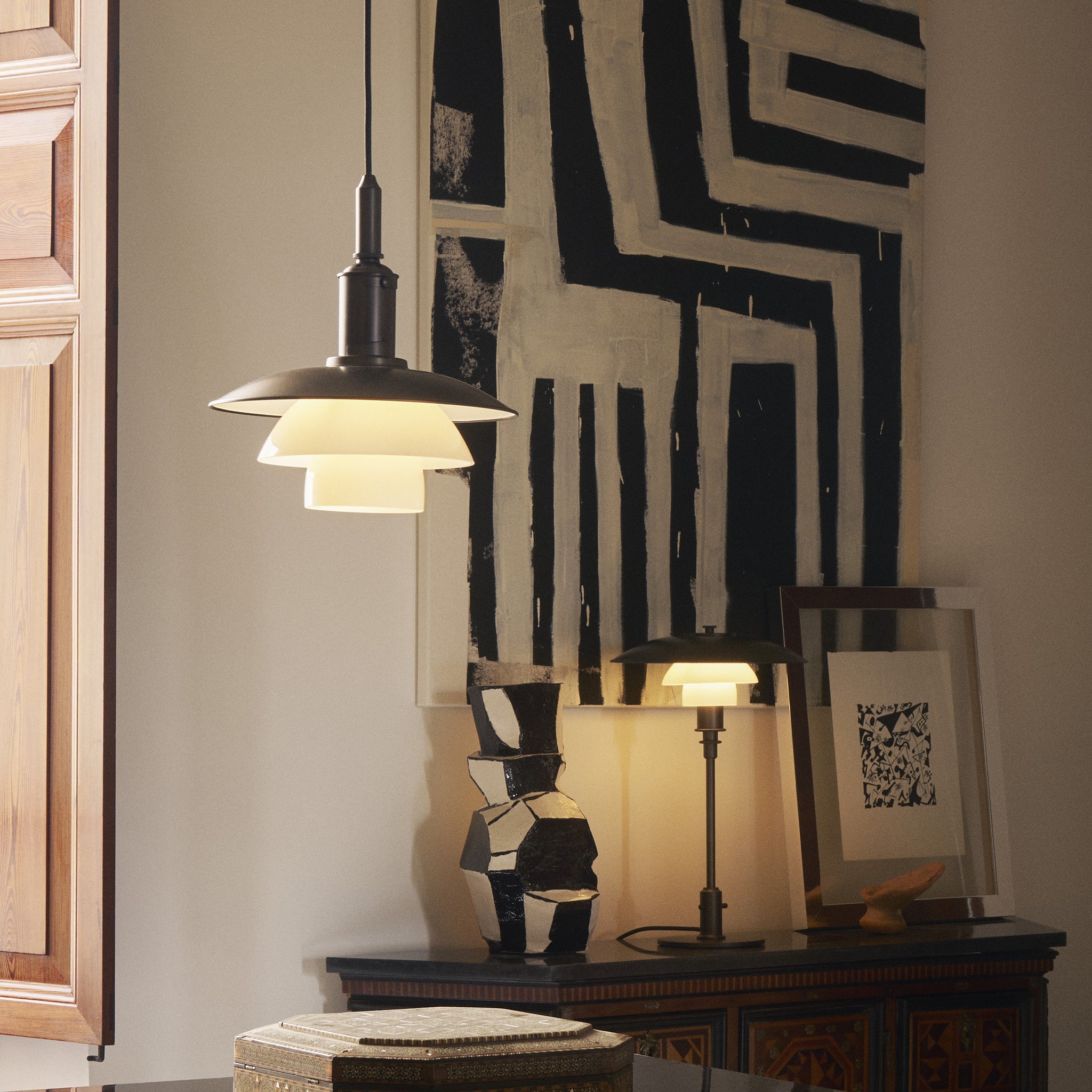 Louis Poulsen（ルイスポールセン）PH 3/3 Aged Brass Opal Pendant エイジド・ブラス/乳白ガラス Φ285mm