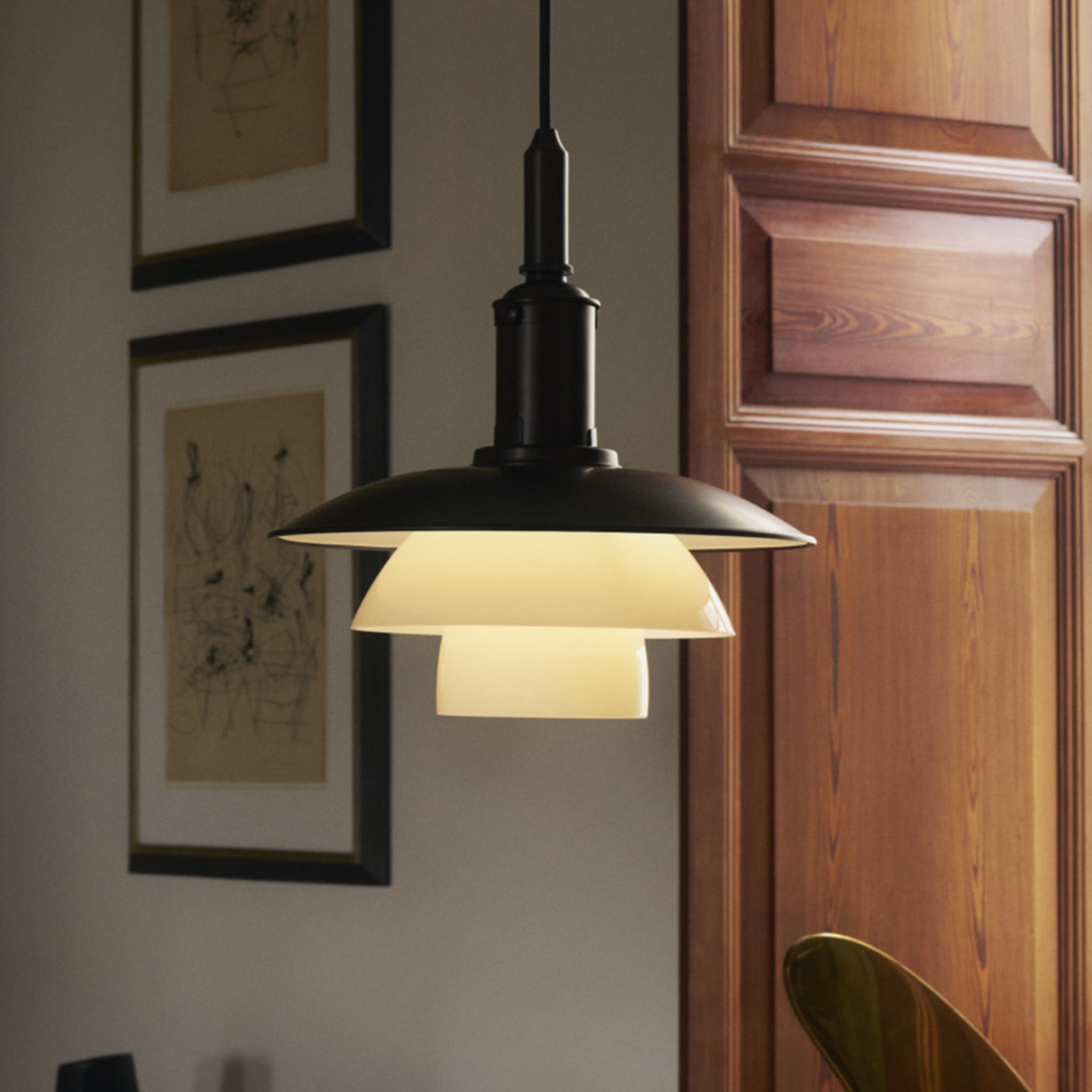 Louis Poulsen（ルイスポールセン）PH 3/3 Aged Brass Opal Pendant エイジド・ブラス/乳白ガラス Φ285mm