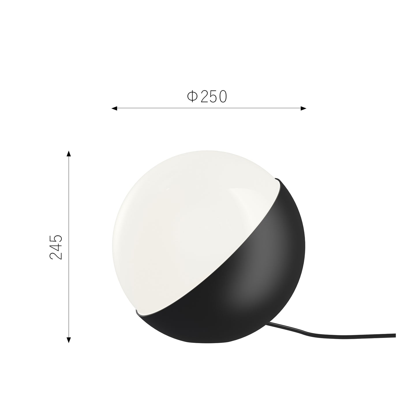 Louis Poulsen（ルイスポールセン）VL Studio ブラック Φ250mm