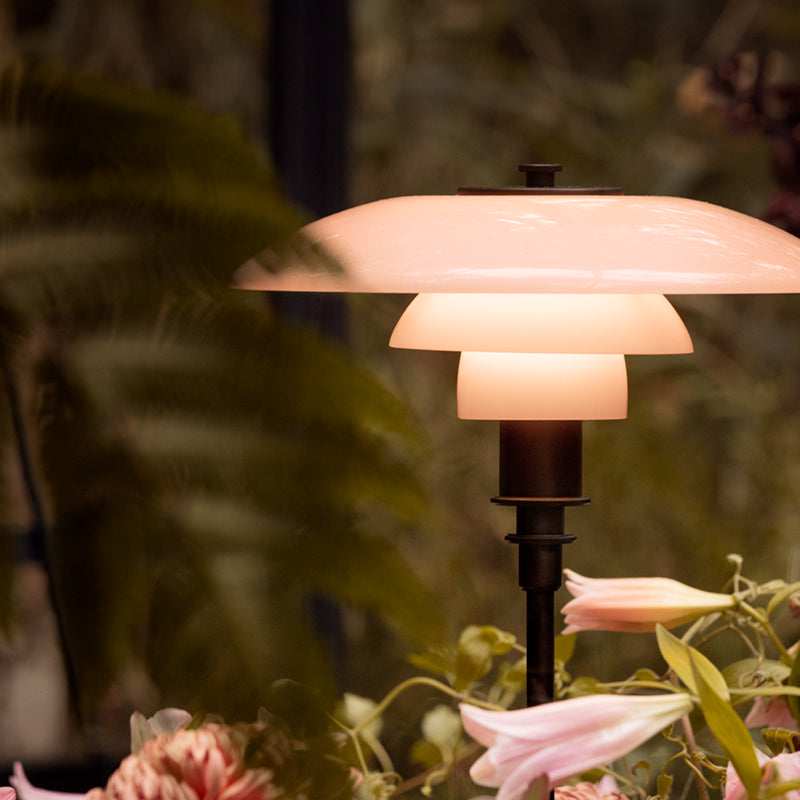 【限定生産】Louis Poulsen（ルイスポールセン）PH3/2 Dusty Terracotta Table Lamp ダスティー・テラコッタ / エイジド・ブラス H455-470mm
