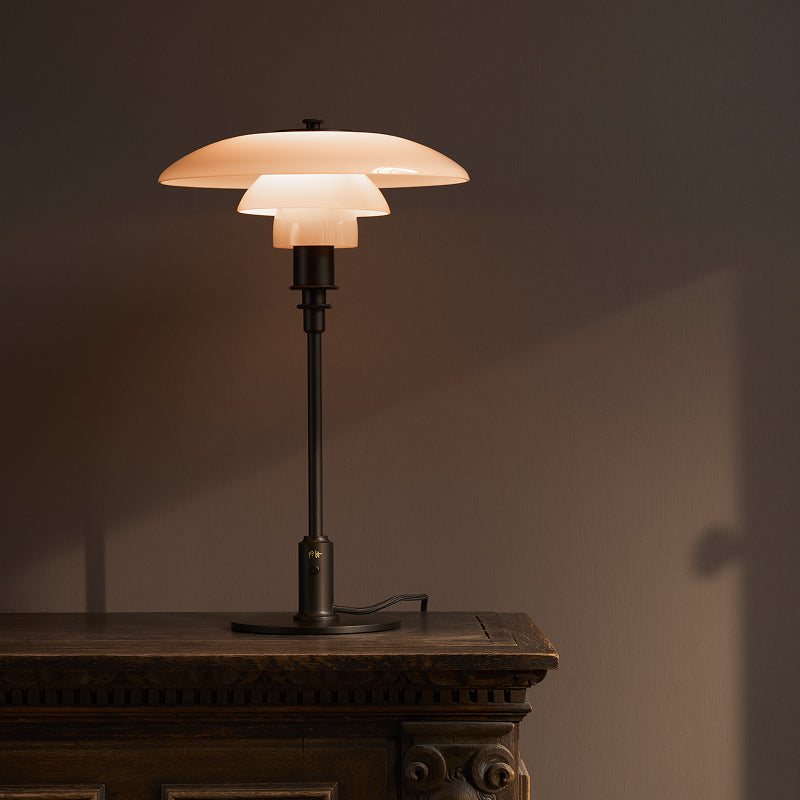 【限定生産】Louis Poulsen（ルイスポールセン）PH3/2 Dusty Terracotta Table Lamp ダスティー・テラコッタ / エイジド・ブラス H455-470mm