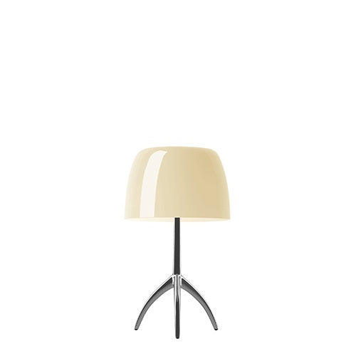 【廃番】FOSCARINI （フォスカリーニ）テーブル照明 LUMIERE S ウォームホワイト / アルミ