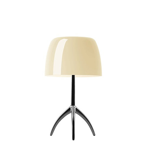 【廃番】FOSCARINI （フォスカリーニ）テーブル照明 LUMIERE L ウォームホワイト / ブラッククローム