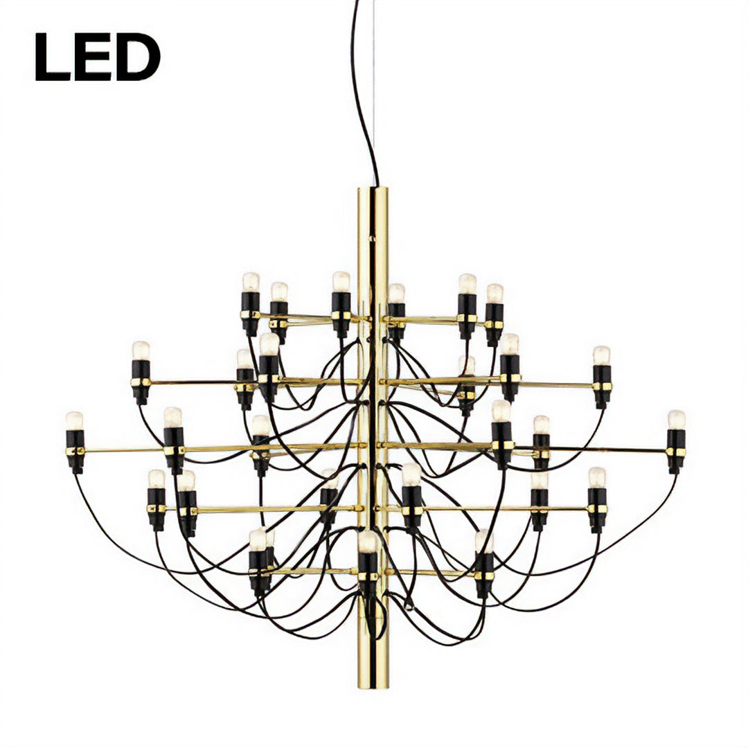 Flos ジノサルファッティ　mod.2097 シャンデリア 30灯 FLOS（フロス）MOD.2097 Led 30灯 ブラック Φ880mm - YAMAGIWA OnlineStore