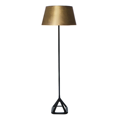 【廃番】TOM DIXON（トム・ディクソン）フロア照明 BASE FLOOR  ベース  ブラス（ランプ別売）