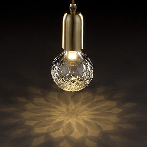 CLEAR CRYSTAL BULB PENDANT クリア/ブラス Φ90mm