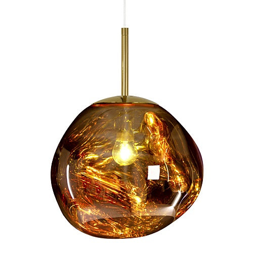 【廃番】TOM DIXON（トム・ディクソン）ペンダント照明 MELT PENDANT 30 メルト ゴールド（ランプ別売・専用ランプ）